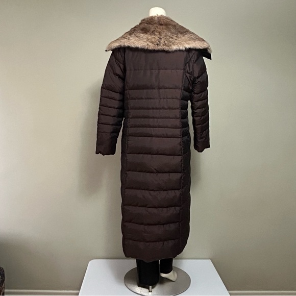 Hilary Radley Duvet Long Brown Winter Coat - Picture 3 of 7